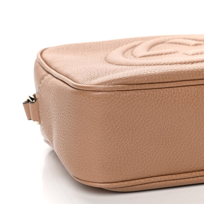 Gucci Pebbled Calfskin Small Soho Disco Bag Camelia 7 of 8