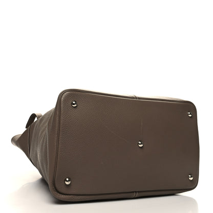 Hermes Taurillon Clemence Thar Travel 45 Etoupe 3 of 11