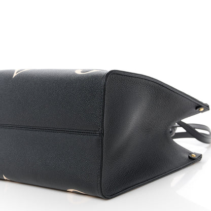 Louis Vuitton Empreinte Monogram Giant Onthego MM Black Beige 10 of 11