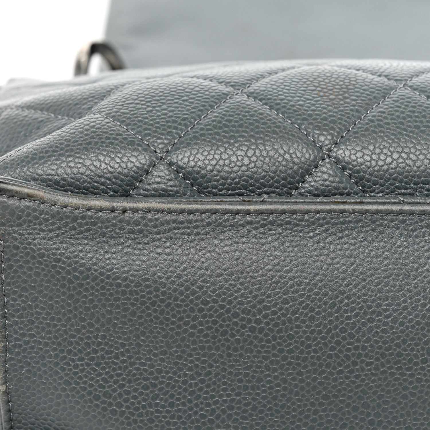 Chanel Caviar Quilted Large Retro Class Flap Grey 18 of 23