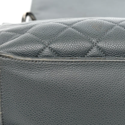 Chanel Caviar Quilted Large Retro Class Flap Grey 18 of 23