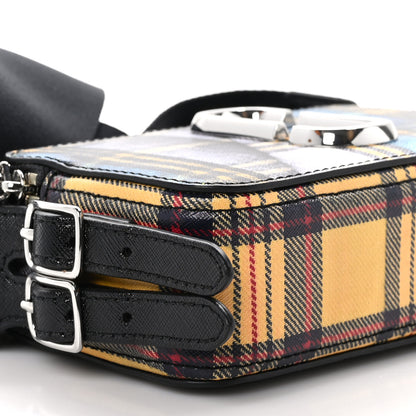 Marc Jacobs Saffiano Small Snapshot Tartan Camera Bag Blue Multi 9 of 10