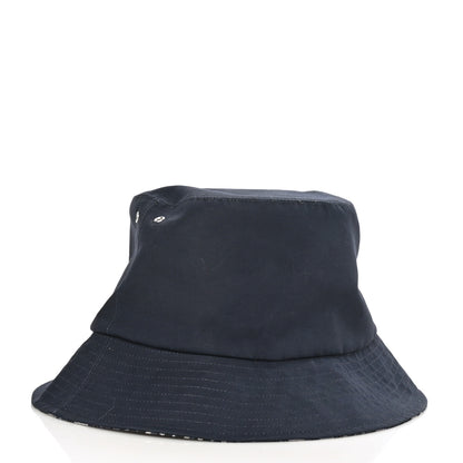 Christian Dior Oblique Reversible Teddy-D Brim Bucket Hat 57 Blue 5 of 11