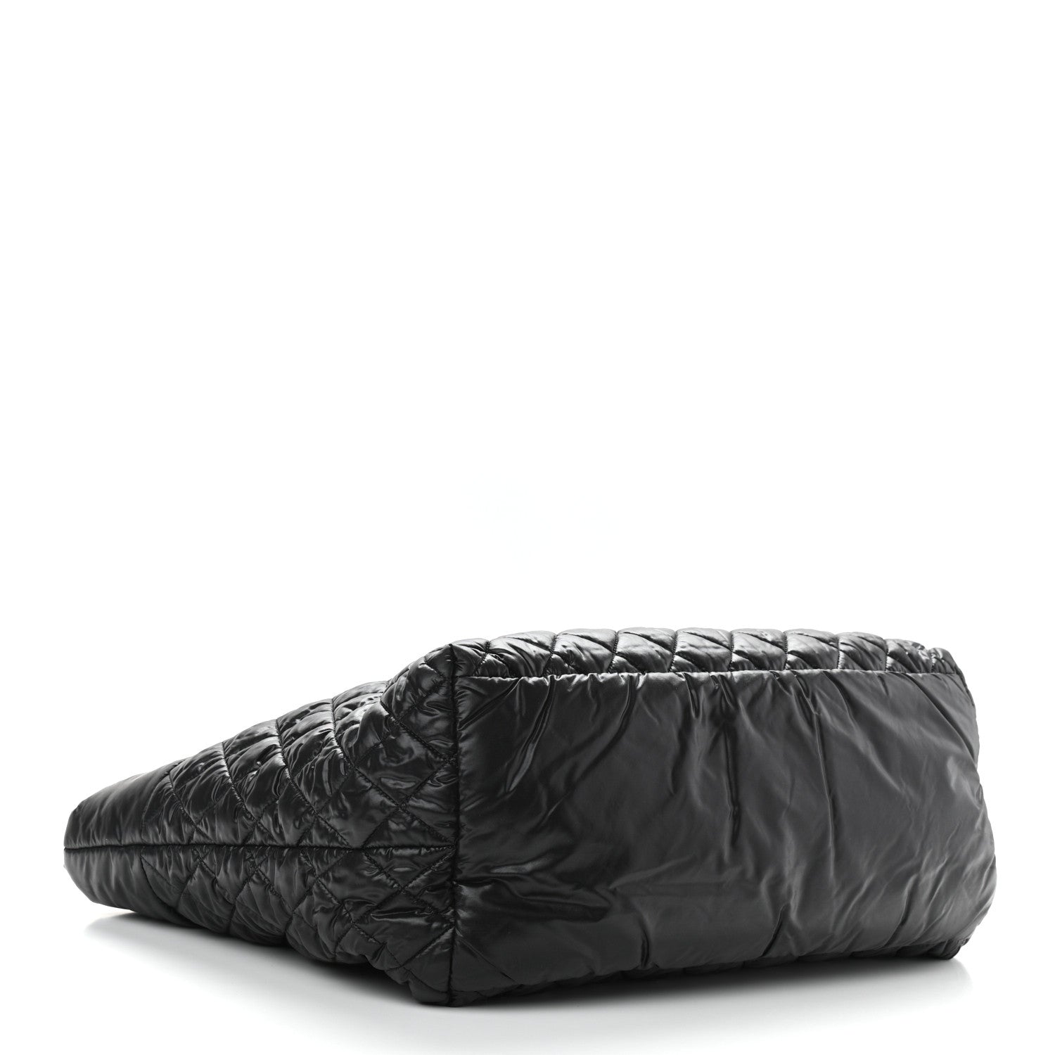 Chanel Nylon Quilted Large Coco Cocoon Tote Black 4 of 13