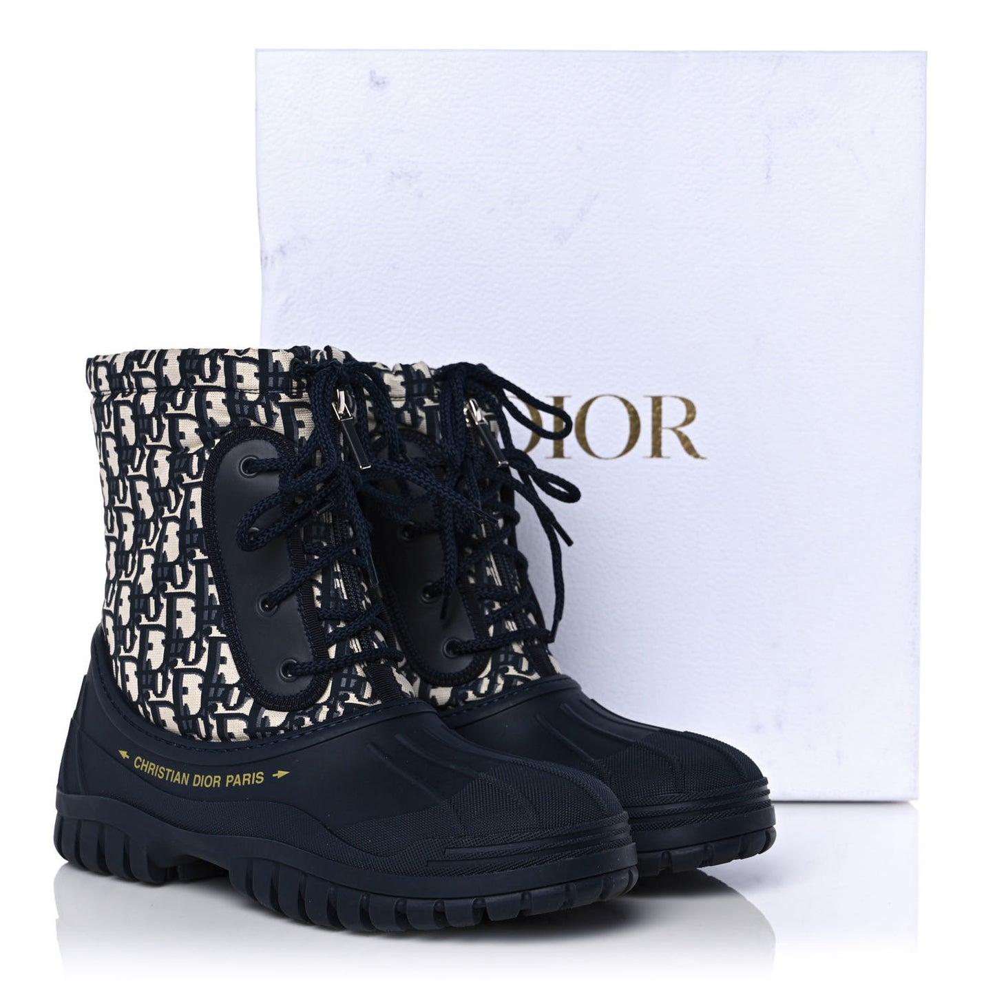 Oblique Nylon D-Venture Boots 40 Deep Blue