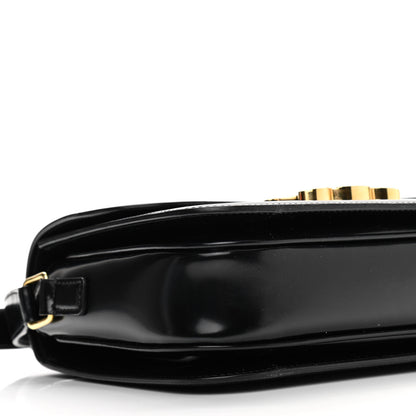 Celine Shiny Calfskin Medium Triomphe Black 10 of 11