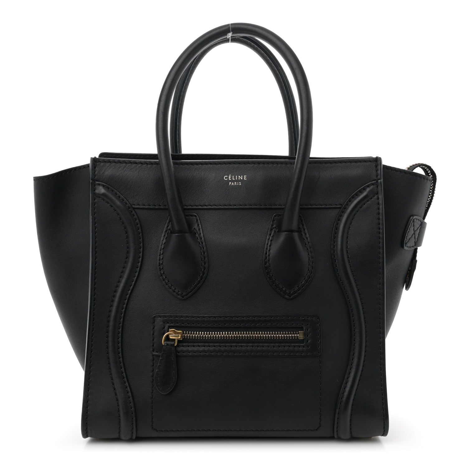 Celine Smooth Calfskin Micro Luggage Black 1 of 13