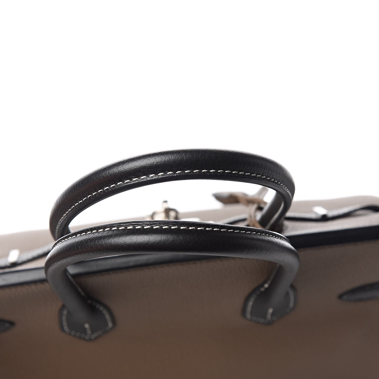Hermes Togo Horseshoe Birkin 30 Black Etoupe 28 of 29