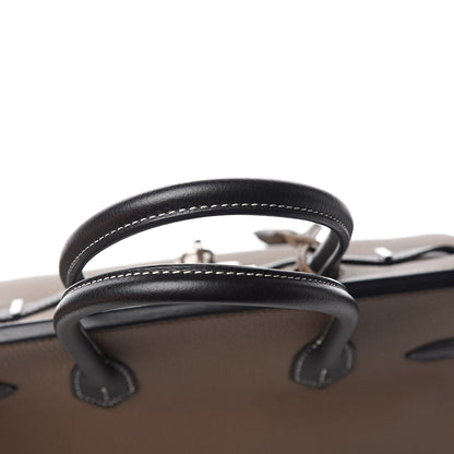 Hermes Togo Horseshoe Birkin 30 Black Etoupe 28 of 29