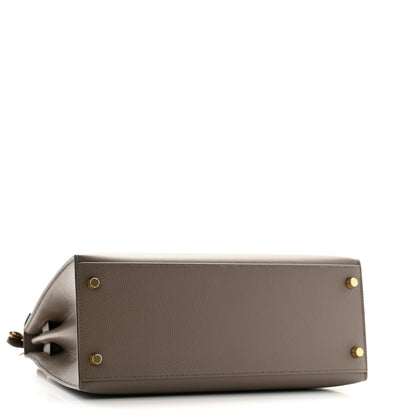 Hermes Epsom Kelly Sellier 28 Gris Etain 4 of 11