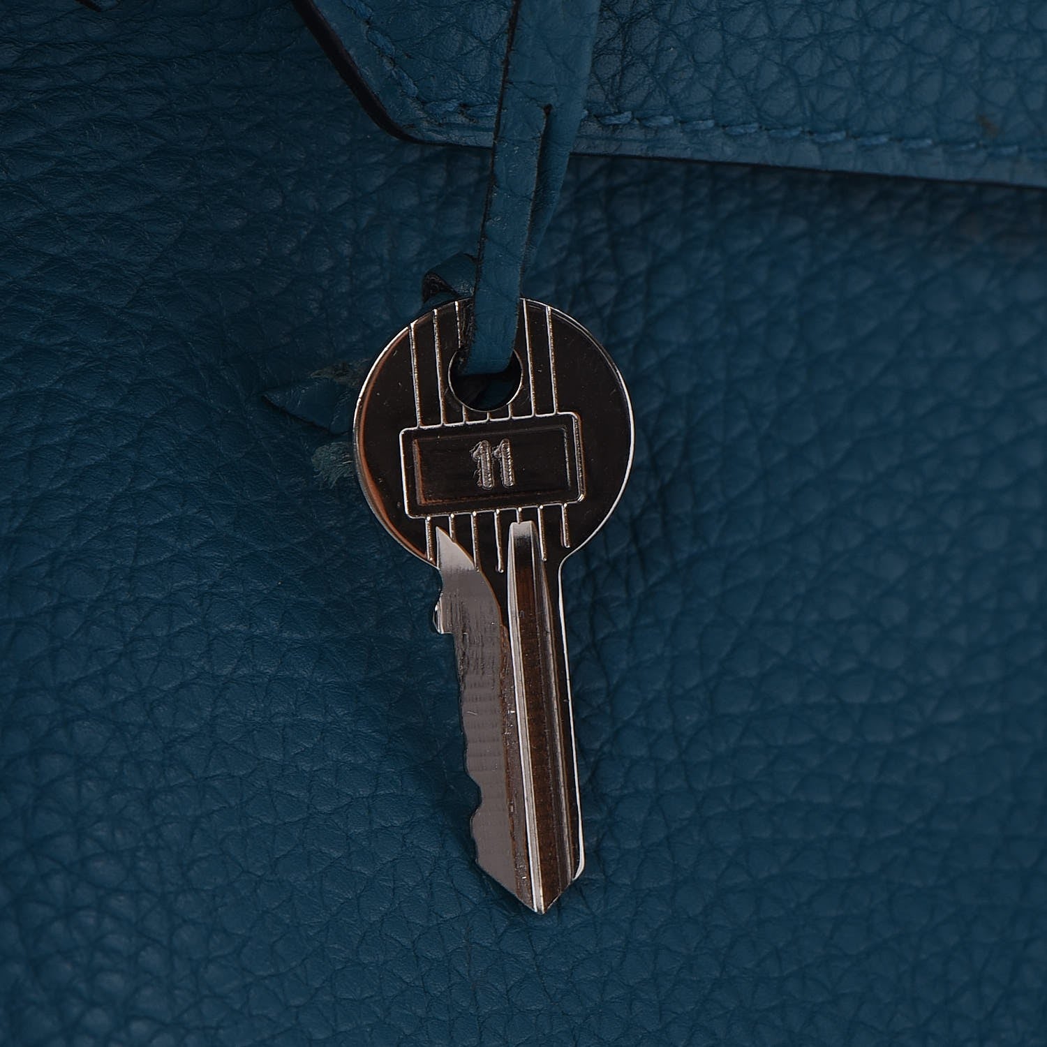 Hermes Taurillon Clemence JPG Shoulder Birkin II 42 Cobalt 7 of 32