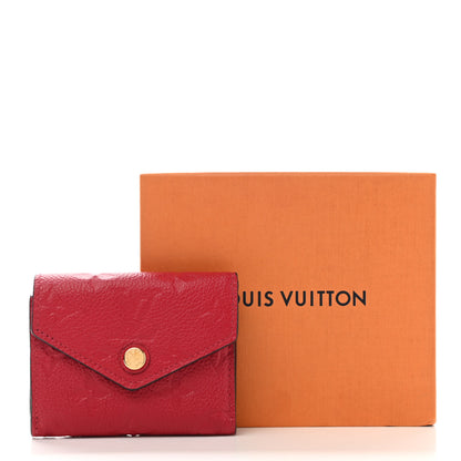 Louis Vuitton Empreinte Zoe Wallet Scarlet 9 of 9