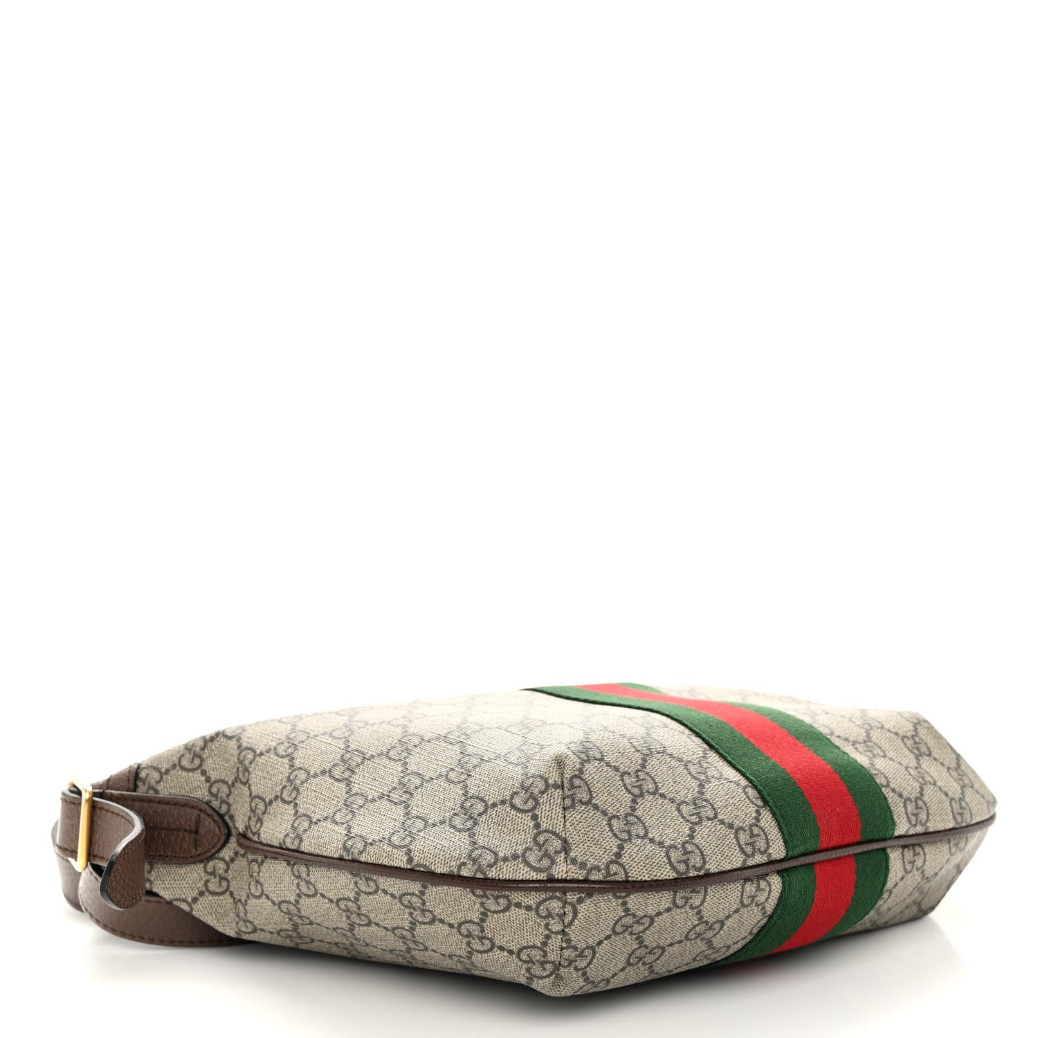 Gucci GG Supreme Monogram Web Small Ophidia Half Moon Hobo Brown 4 of 10