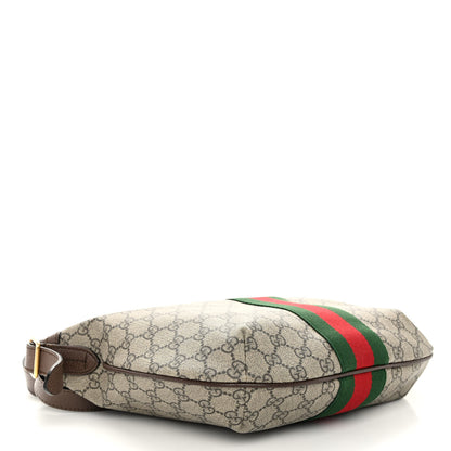 Gucci GG Supreme Monogram Web Small Ophidia Half Moon Hobo Brown 4 of 10