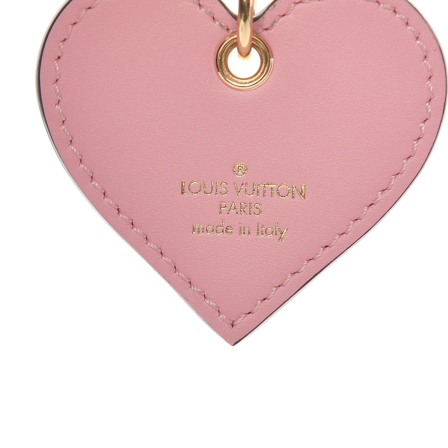 Vernis Degrade Love Lock Heart Key Holder Bag Charm Pink White