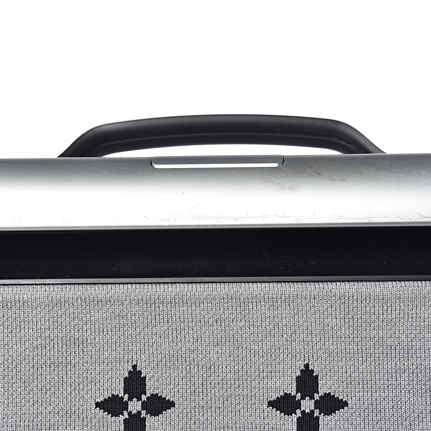 Louis Vuitton Knit Monogram Horizon Soft 55 Suitcase Grey 9 of 18