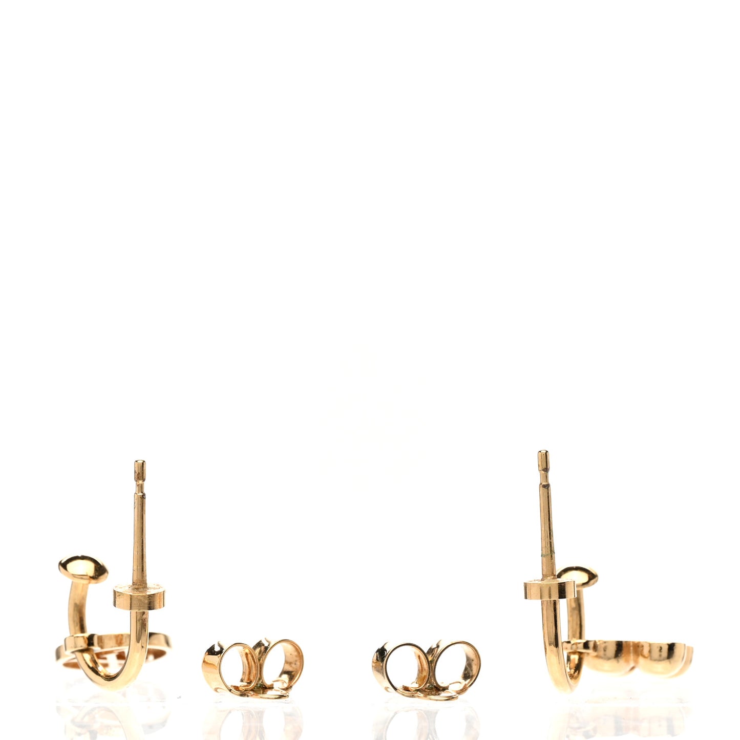 Brass Blooming Earrings Gold