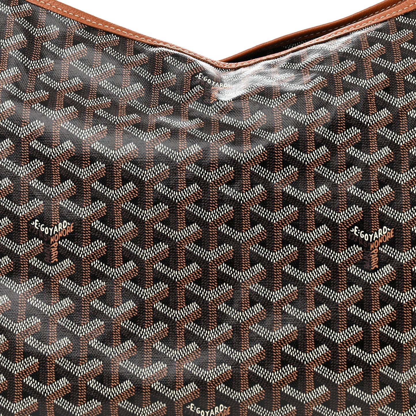 Goyardine Boheme Hobo Black Gold