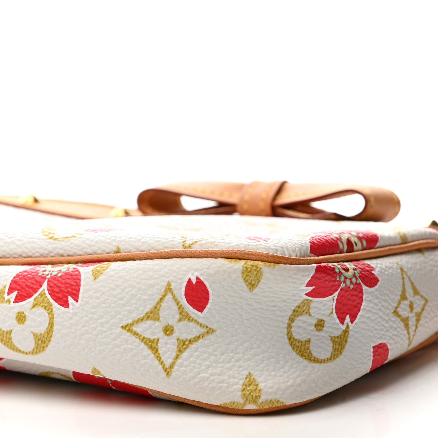 Louis Vuitton Monogram Cherry Blossom Pochette Accessories Red 10 of 15