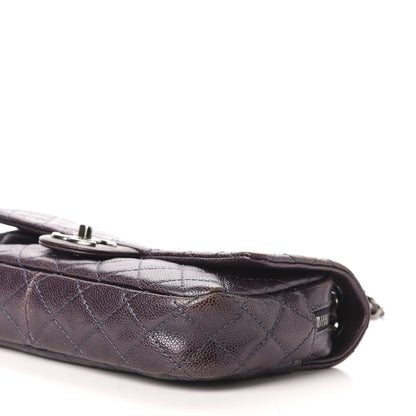 Chanel Iridescent Caviar Quilted Small Chic Flap Dark Purple 9 of 11
