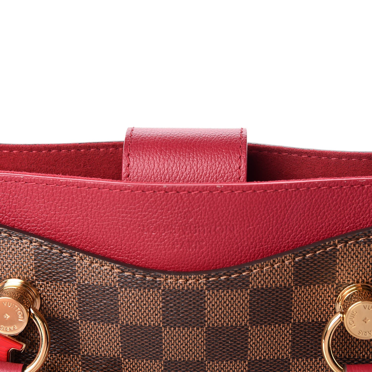 Louis Vuitton Damier Ebene LV Riverside Lie De Vin 11 of 13