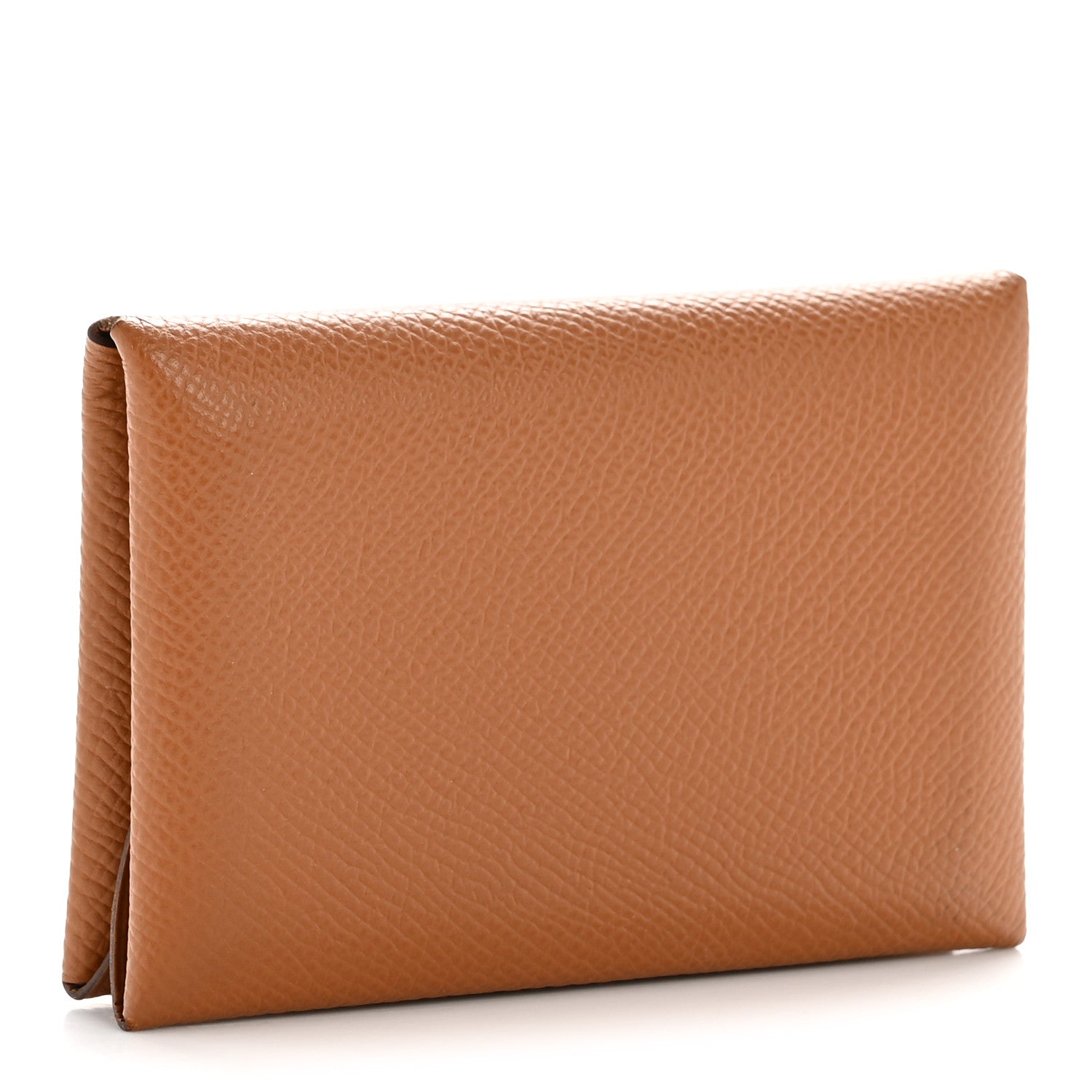 Hermes Epsom Calvi Duo Card Case Gold 3 of 9