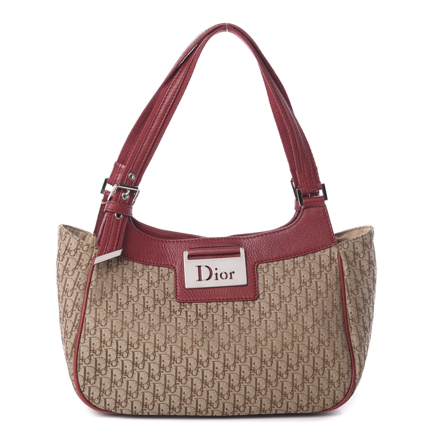 Christian Dior Diorissimo Shoulder Bag Red 1 of 9