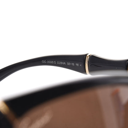 Gucci Bamboo Effect Sunglasses 3508/S Black 6 of 8
