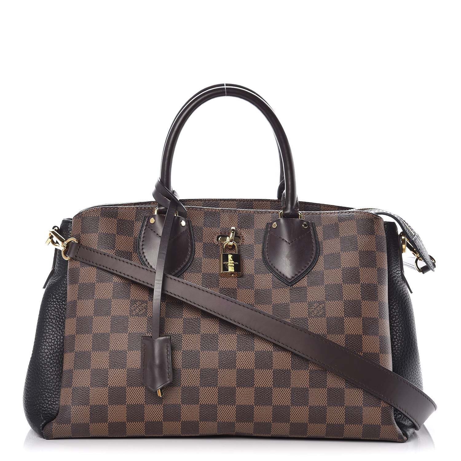 Louis Vuitton Cuir Taurillon Damier Ebene Normandy Black 1 of 15