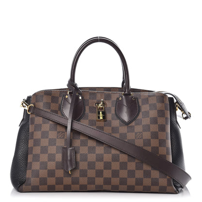 Louis Vuitton Cuir Taurillon Damier Ebene Normandy Black 1 of 15