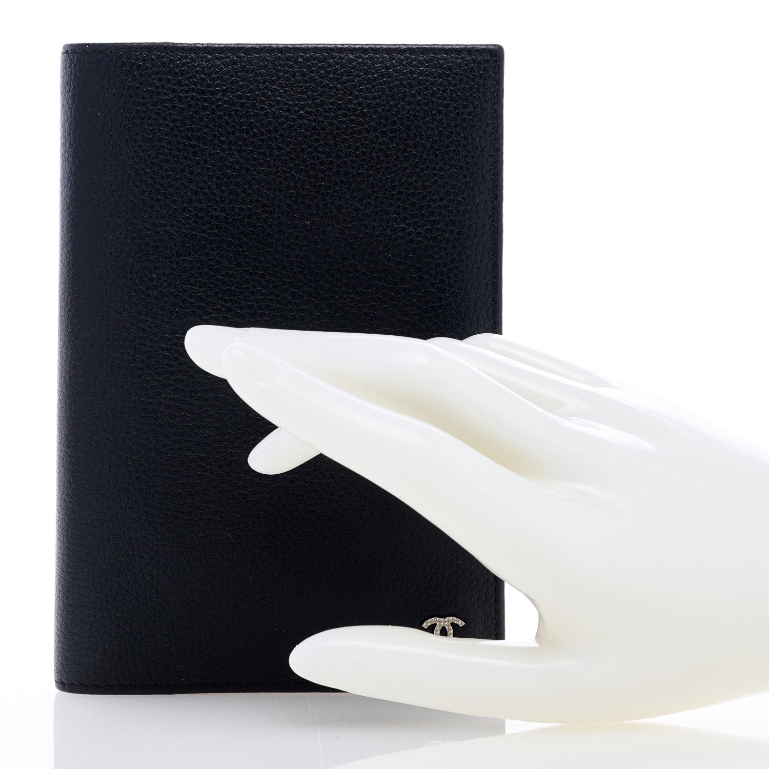 Chanel Calfskin Passport Holder Black 2 of 6