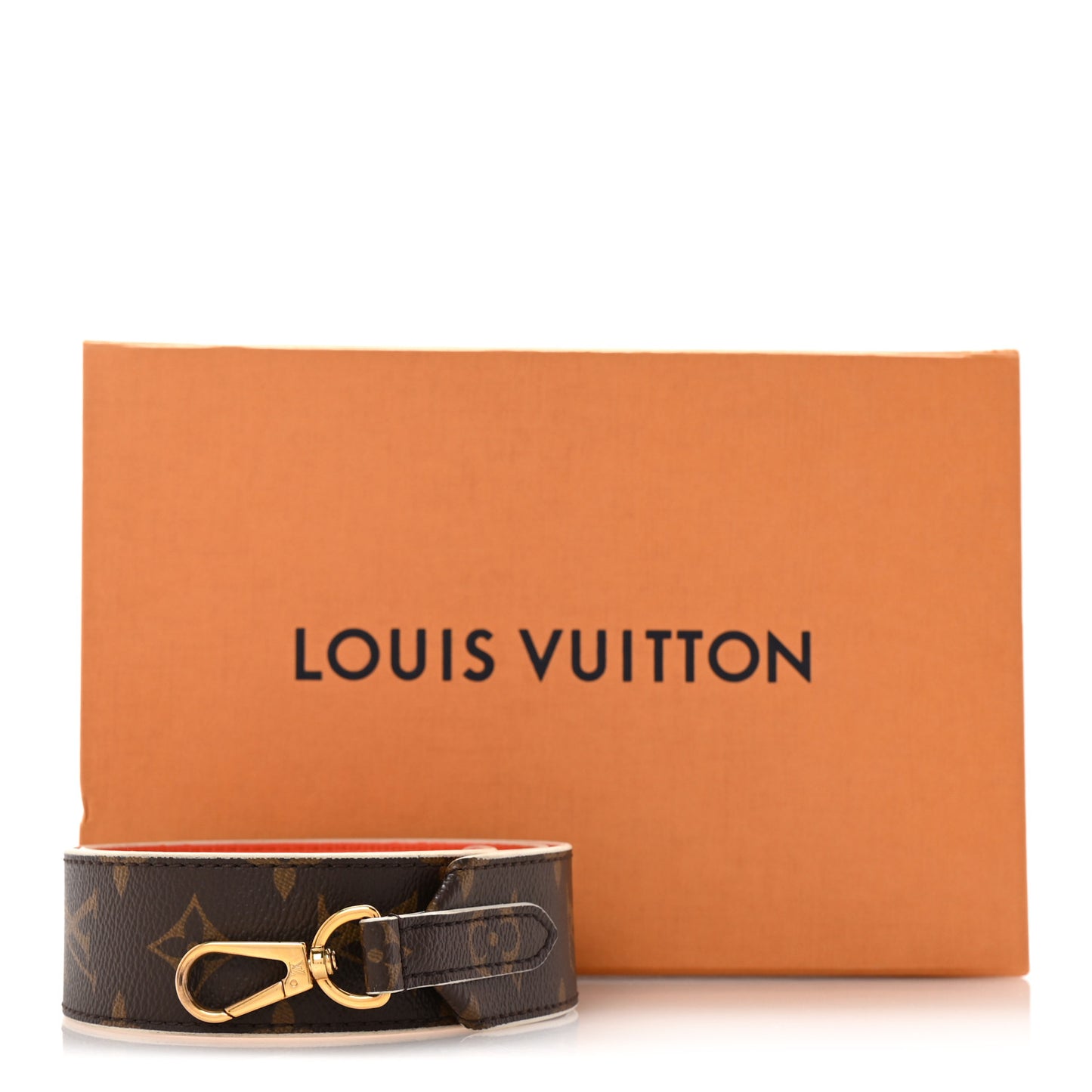 Monogram Bandouliere Shoulder Strap Orange