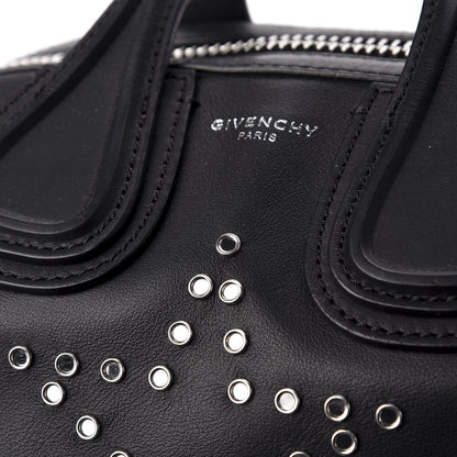 Givenchy Calfskin Star Embellished Small Nightingale Black 10 of 10