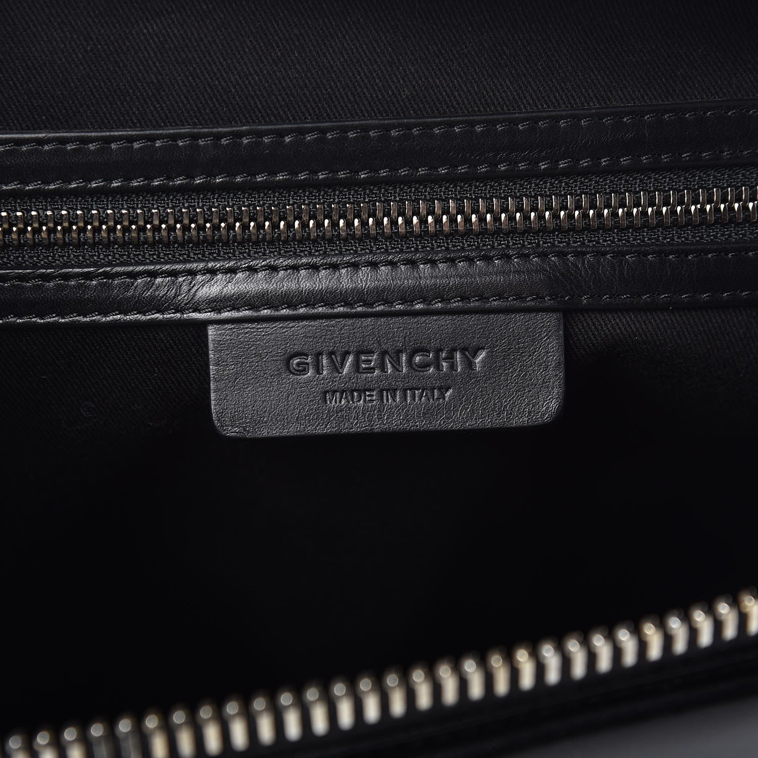Givenchy Shiny Lord Calfskin Medium Antigona Black 6 of 10