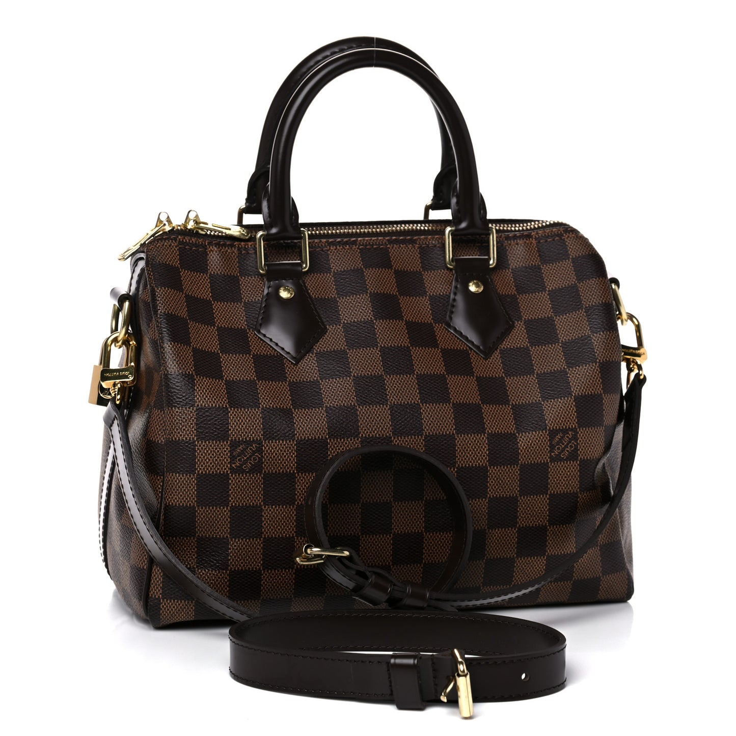 Damier Ebene Speedy Bandouliere 25