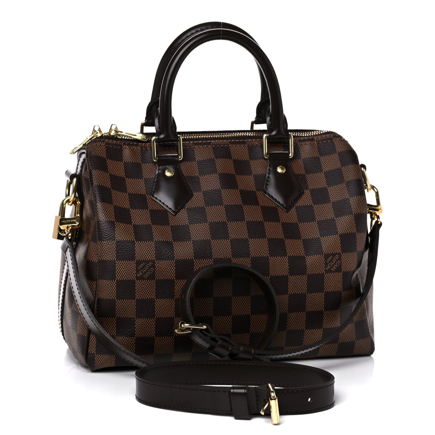 Louis Vuitton Damier Ebene Speedy Bandouliere 25 3 of 18