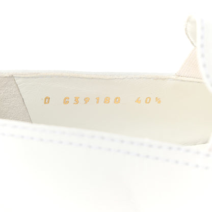 Chanel Lambskin Quilted Womens CC Stroll Sneakers 40.5 White 8 of 9