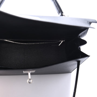 Hermes Epsom Kelly Sellier 32 Black 4 of 9
