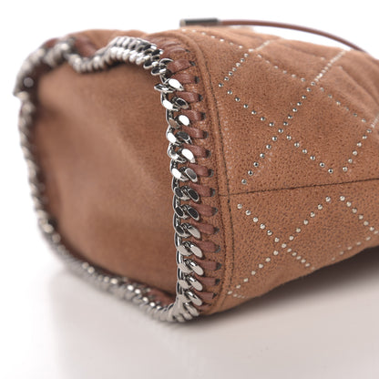 Stella McCartney Shaggy Deer Small Falabella Quilted Studded Bucket Bag Brandy 8 of 9