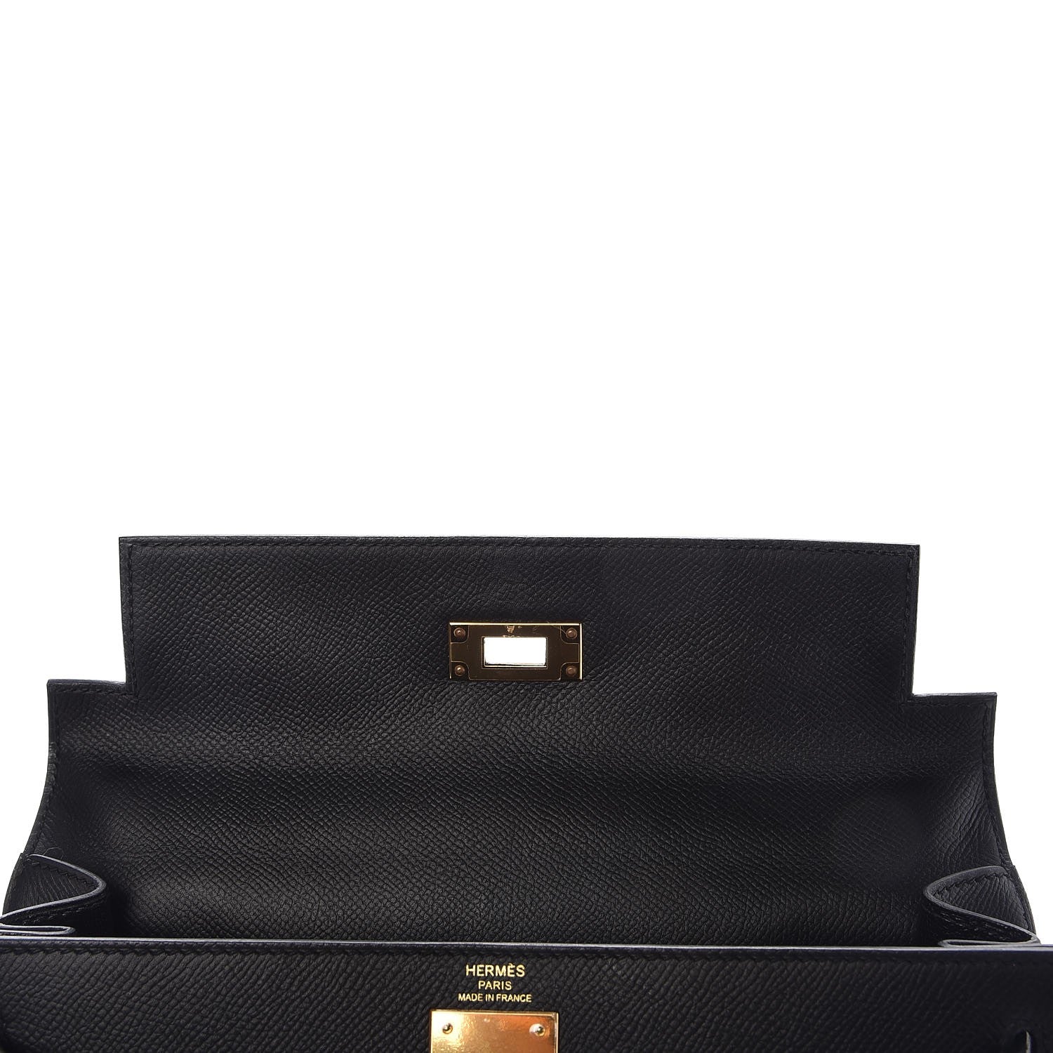 Hermes Epsom Kelly Sellier 28 Black 8 of 37