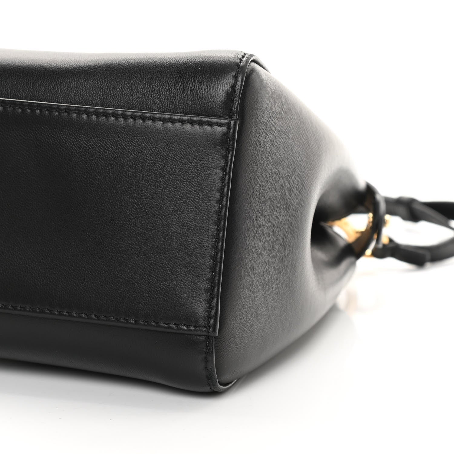 Fendi Nappa Mini Peekaboo Iconic Satchel Black 11 of 12