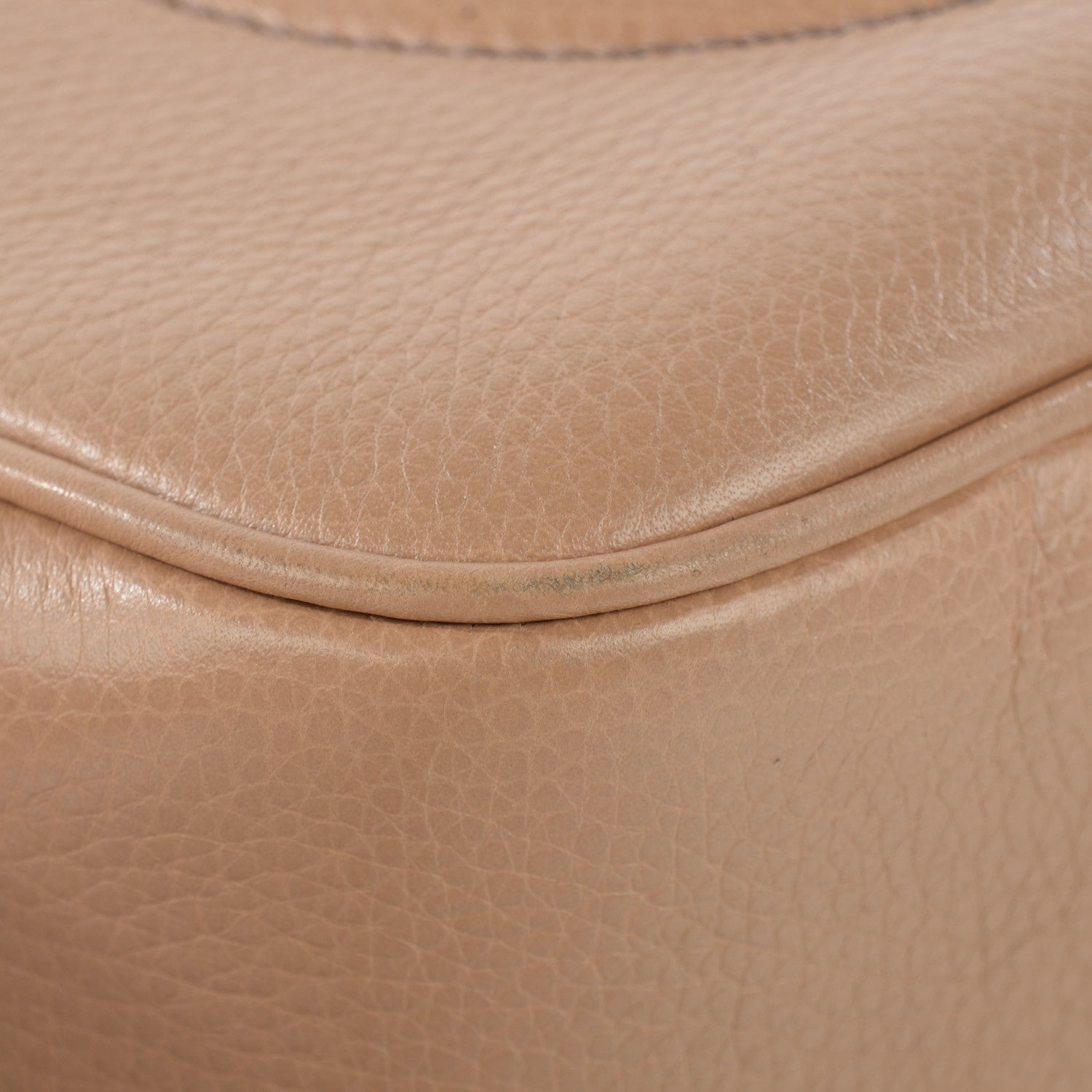 Gucci Pebbled Calfskin Small Soho Disco Bag Rose Beige 9 of 10