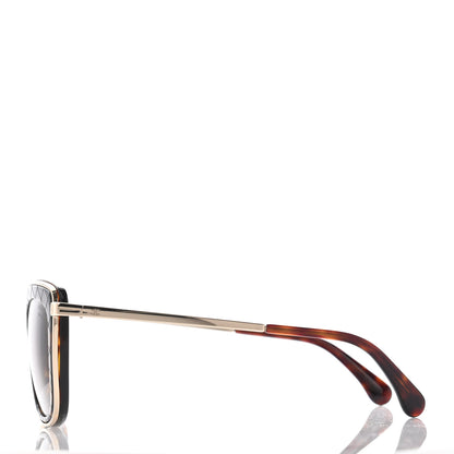 Chanel Acetate Quilted Metal Butterfly Sunglasses 4238 Dark Tortoise Gold 2 of 7