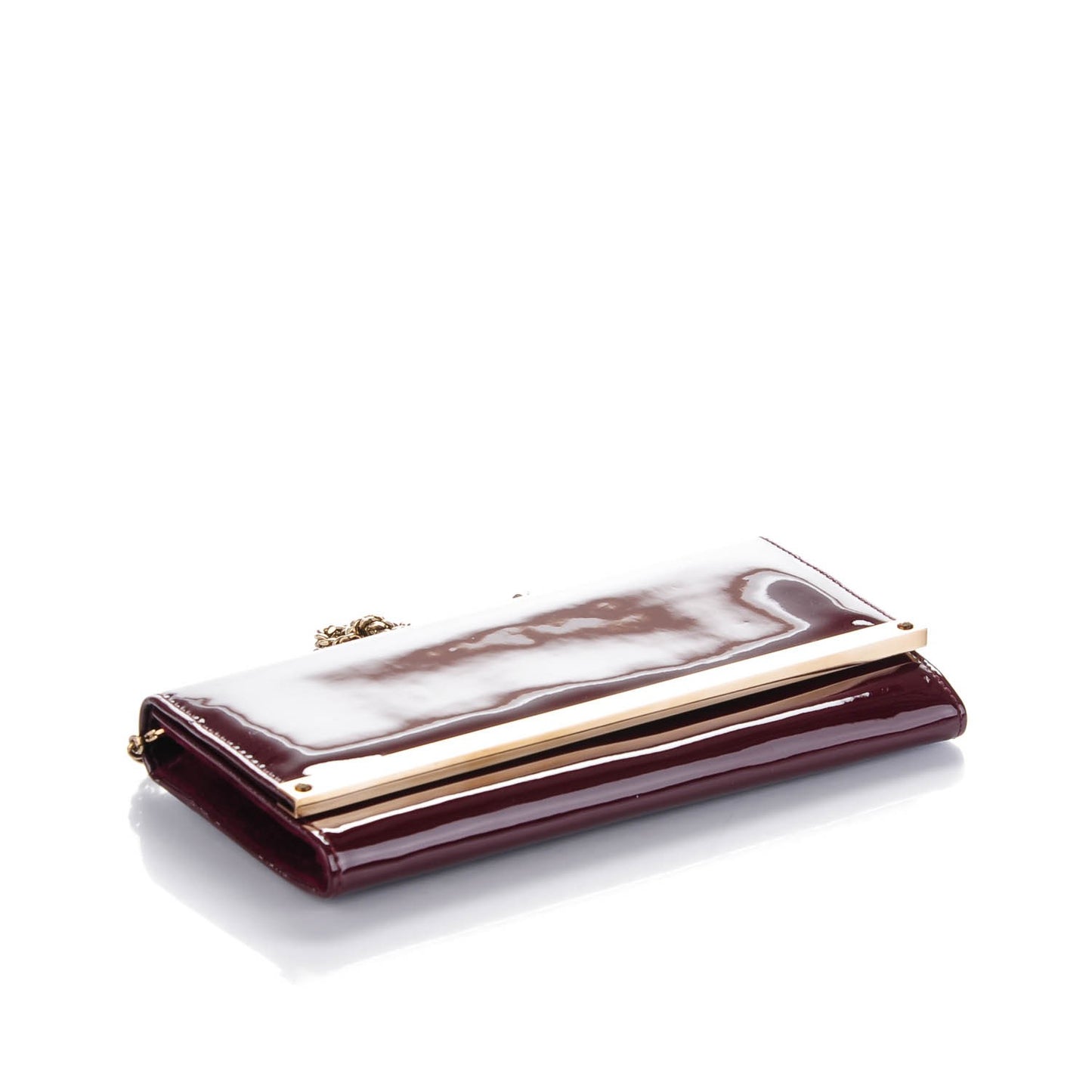 Patent Milla Wallet on Chain Bordeaux