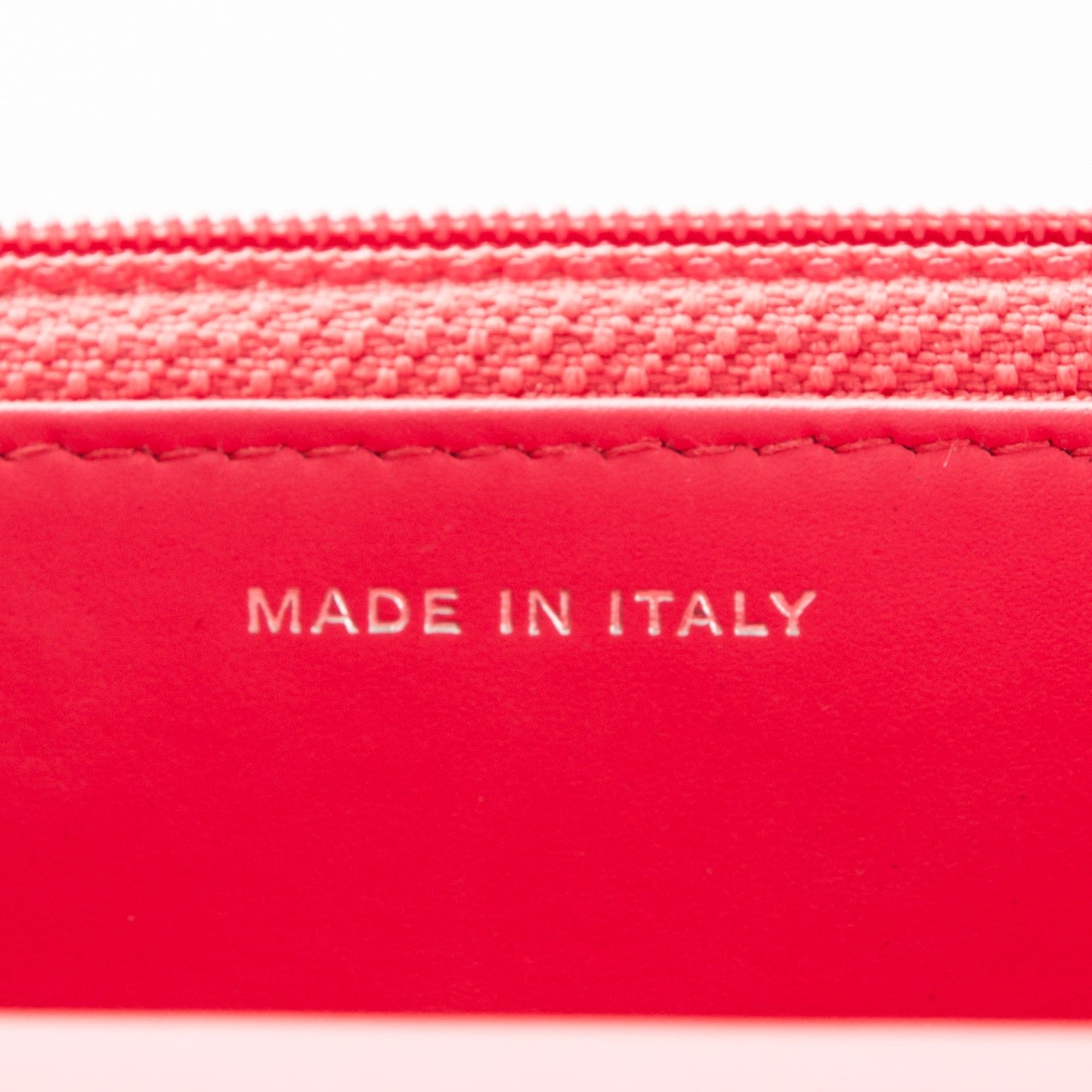 Patent Quilted Wallet On Chain WOC Pink