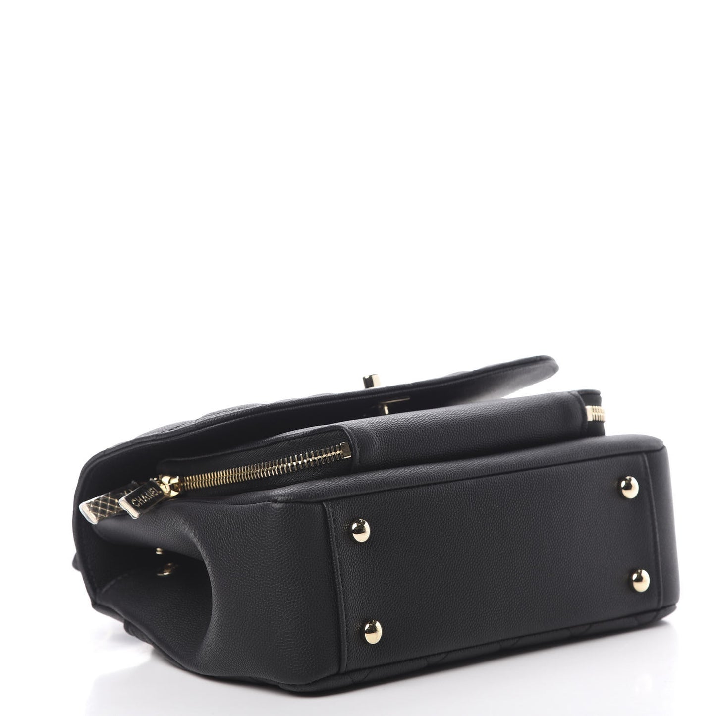 Caviar Quilted Medium Business Affinity Flap Black