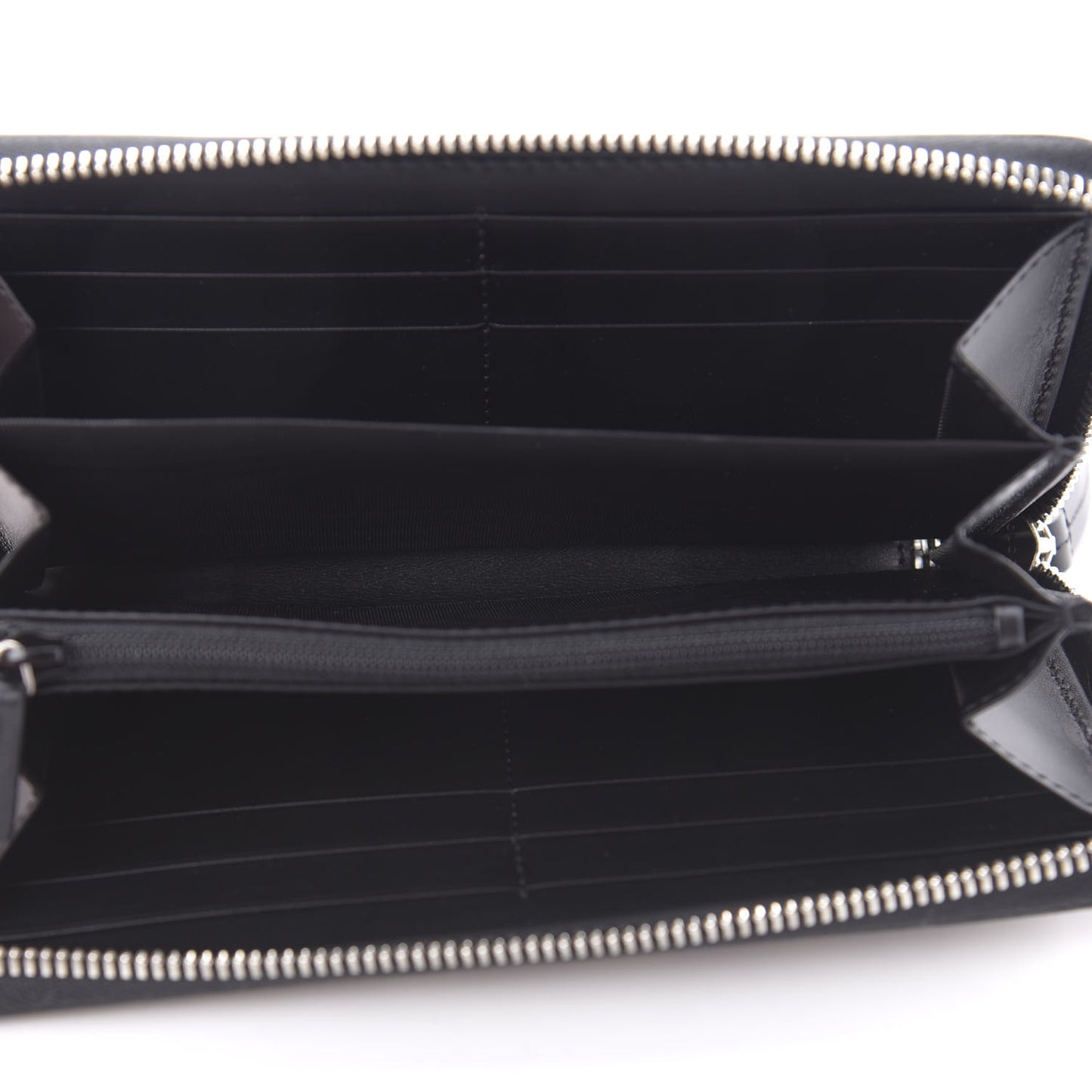 GG Supreme Monogram Bee Zip Around Wallet