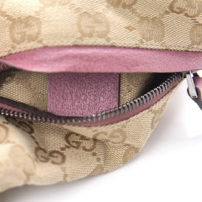 Gucci GG Monogram Web Double Pocket Belt Bag Pink 6 of 11