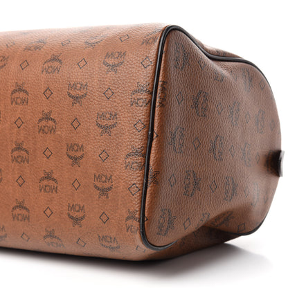 MCM Visetos Essential Duffle Bag Cognac 7 of 10