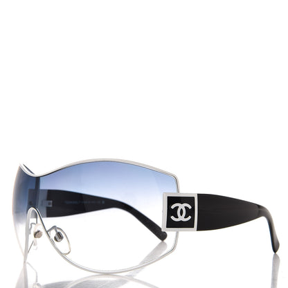 Chanel CC Sunglasses 4114 Black White 1 of 9